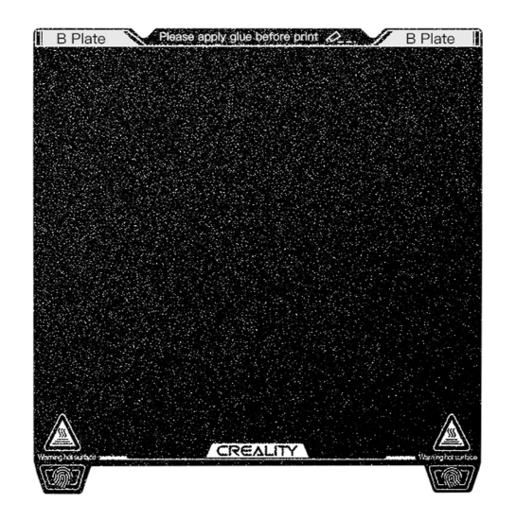 Creality PEI Frosted platform board kit 235x235 mm spring steel